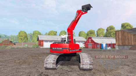 Liebherr A 900 C Litronic red pour Farming Simulator 2015
