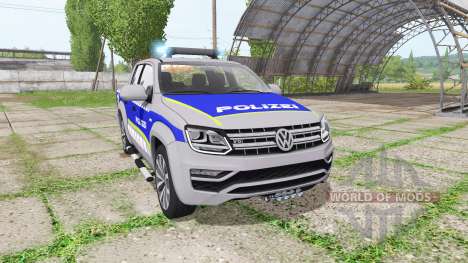 Volkswagen Amarok Double Cab polizei pour Farming Simulator 2017