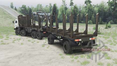 KamAZ 63501 Mustang pour Spin Tires