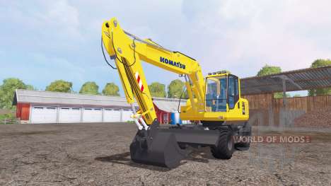 Komatsu PW160-7 pour Farming Simulator 2015