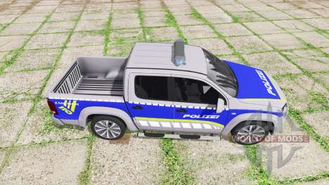 Volkswagen Amarok Double Cab polizei für Farming Simulator 2017