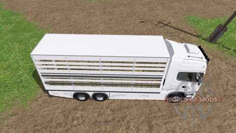 Scania R730 cattle transport pour Farming Simulator 2017