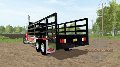 Peterbilt 388 stake bed pour Farming Simulator 2017