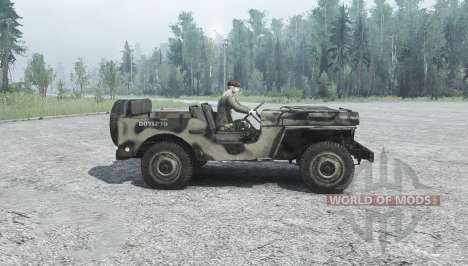 Willys MB 1942 für Spintires MudRunner