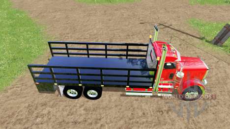 Peterbilt 388 stake bed pour Farming Simulator 2017