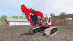 Liebherr A 900 C Litronic red für Farming Simulator 2015