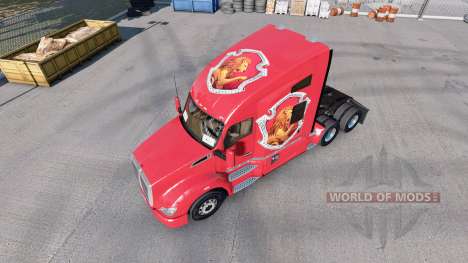 Les peaux de Poudlard Maisons pour le tracteur K pour American Truck Simulator