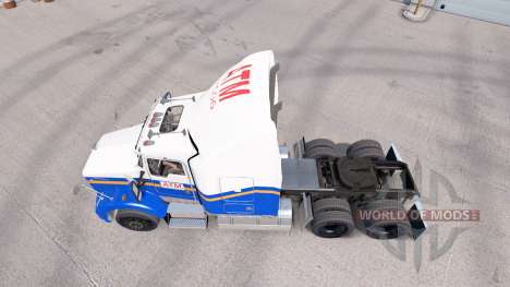 Haut ATM auf der LKW-Kenworth T800 für American Truck Simulator