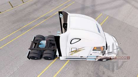 La peau Swift sur tracteur Freightliner Cascadia pour American Truck Simulator