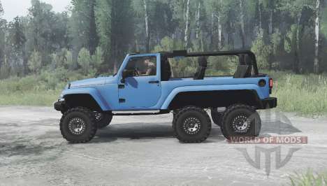 Jeep Wrangler (JK) 6x6 crawler für Spintires MudRunner