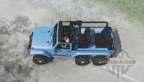 Jeep Wrangler (JK) 6x6 crawler pour Spintires MudRunner