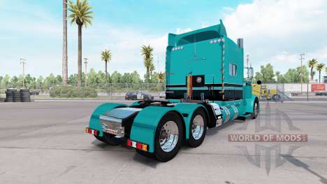 Скин Turquoise Black combo на Peterbilt 389 pour American Truck Simulator