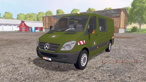 Mercedes-Benz Sprinter 211 CDI belgian army für Farming Simulator 2015