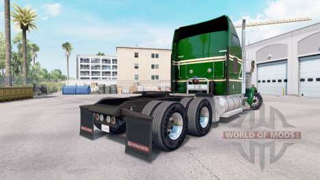 Haut-Grün-Gold auf die LKW-Kenworth W900 für American Truck Simulator