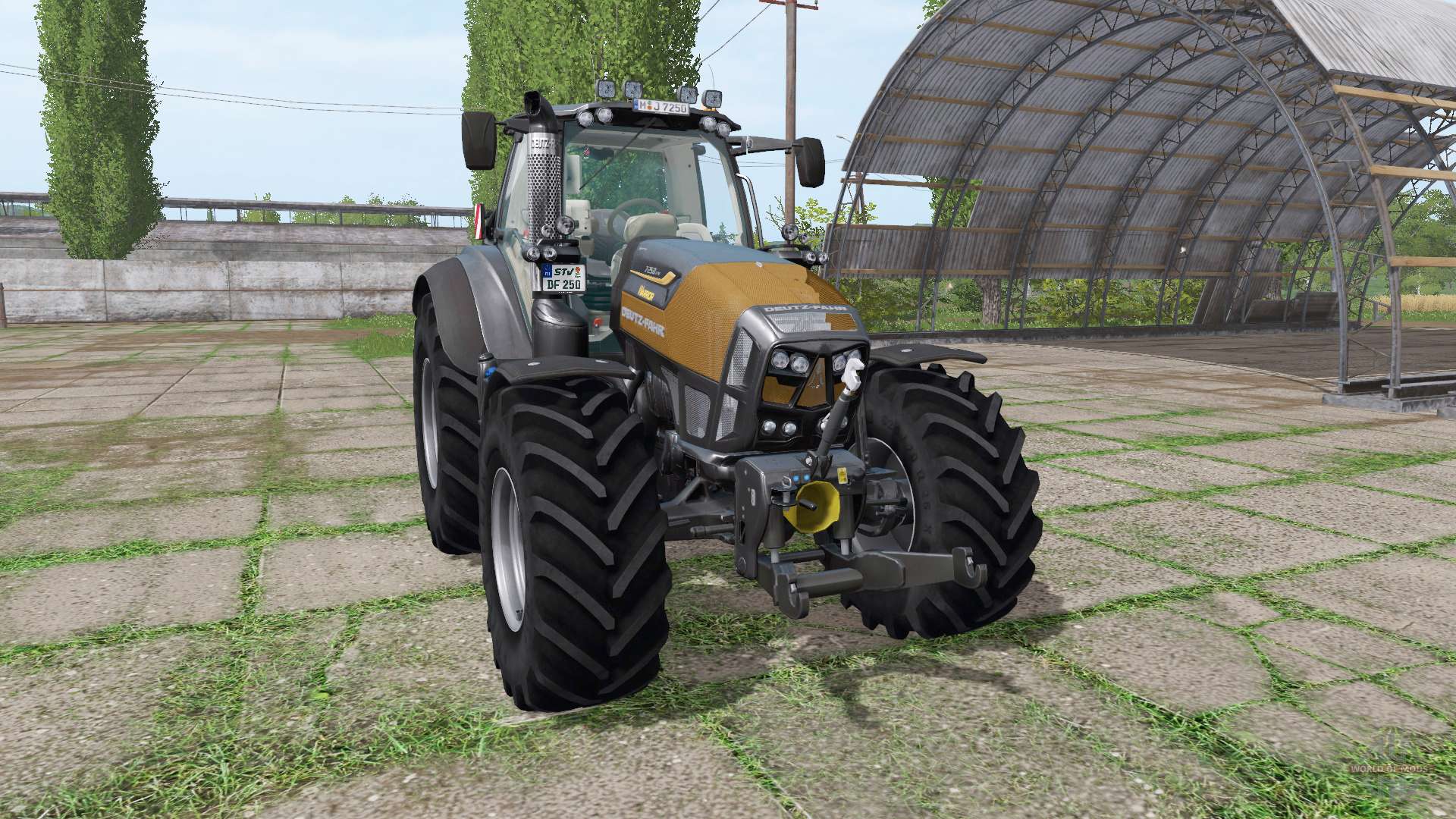Deutz Fahr Agrotron 7250 Ttv Warrior Gold Für Farming Simulator 2017 9694