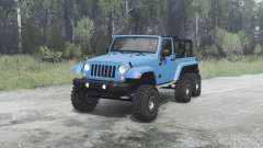 Jeep Wrangler (JK) 6x6 crawler pour MudRunner