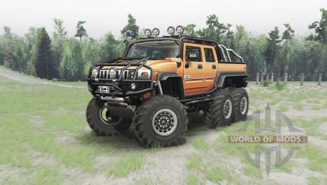 Hummer H2 6x6 pour Spin Tires