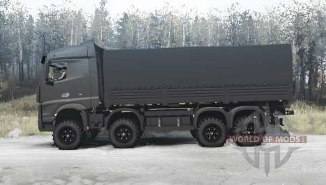 Mercedes-Benz Actros (MP4) chassis 8x8 pour Spintires MudRunner
