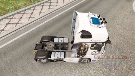 Скин Guerrier Viking на Mercedes-Benz Actros MP4 pour Euro Truck Simulator 2