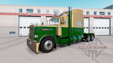 Haut Dunkel-Gold-Grün auf der truck-Peterbilt 38 für American Truck Simulator