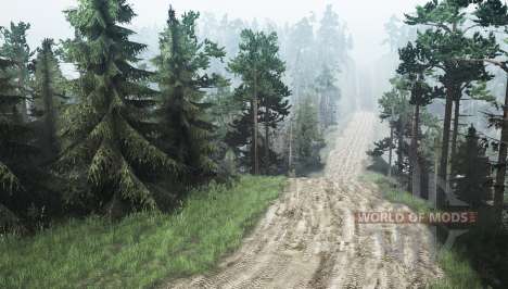 Extreme roads C. Petrashovka für Spintires MudRunner
