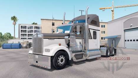 La peau Maître de Gris sur le camion Kenworth W9 pour American Truck Simulator