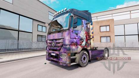 La peau de l'Aérographe sur un camion Mercedes-B pour Euro Truck Simulator 2