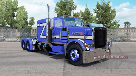 Peau Bleu Rollin dans le camion Peterbilt 379 pour American Truck Simulator
