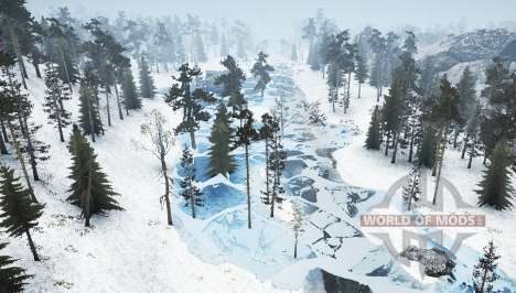 L'hiver, la Sibérie v1.1 pour Spintires MudRunner