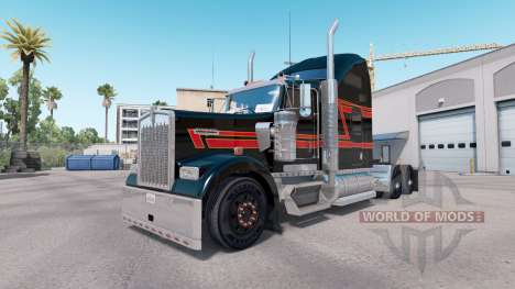 Haut, die Großen Schwarzen auf der LKW-Kenworth  für American Truck Simulator