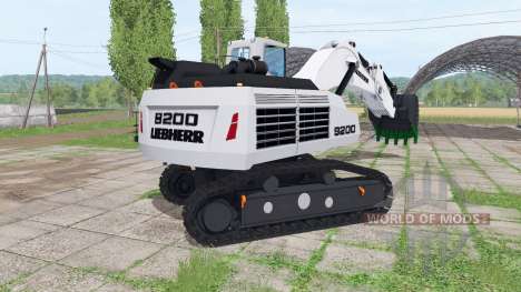 Liebherr R 9200 backhoe attachment v1.1 pour Farming Simulator 2017