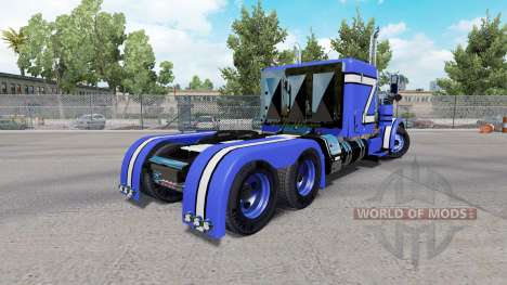 Haut Blau Rollin in der truck Peterbilt 379 für American Truck Simulator