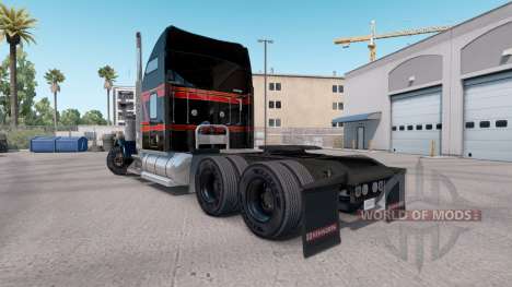 La peau de Big Black sur le camion Kenworth W900 pour American Truck Simulator