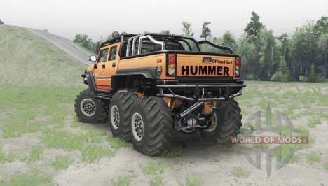 Hummer H2 6x6 für Spin Tires