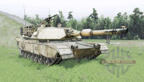 M1A1 Abrams pour Spin Tires