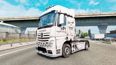 Скин Iron Maiden на Mercedes-Benz Actros MP4 für Euro Truck Simulator 2