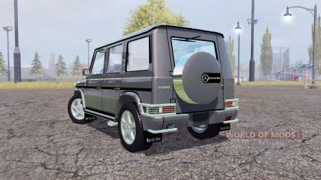 Mercedes-Benz G500 (W463) Unmarked Police pour Farming Simulator 2013