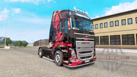 MSI Gaming-skin für den Volvo FH truck series für Euro Truck Simulator 2