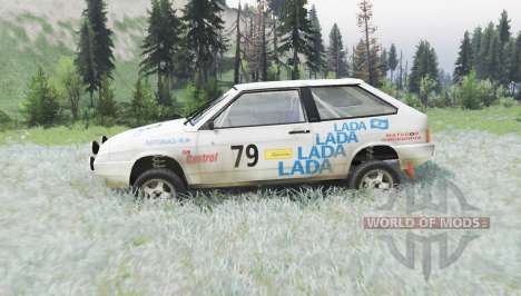 VAZ 2108-Rallye für Spin Tires