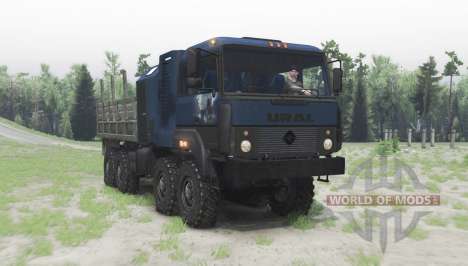Ural-5323 blau für Spin Tires