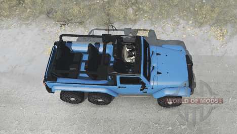 Jeep Wrangler (JK) 6x6 turbo für Spintires MudRunner