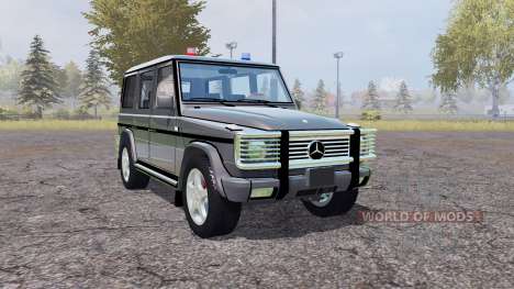 Mercedes-Benz G500 (W463) Unmarked Police für Farming Simulator 2013
