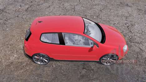 Volkswagen Golf GTI 3-door (Typ 1K) 2004 red pour Farming Simulator 2013