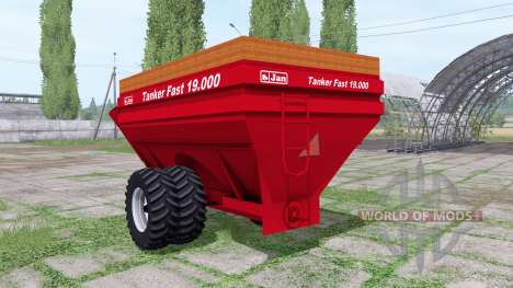 Jan Tanker Fast 19.000 pour Farming Simulator 2017