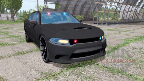Dodge Charger SRT Hellcat 2015 Unmarked Police für Farming Simulator 2017