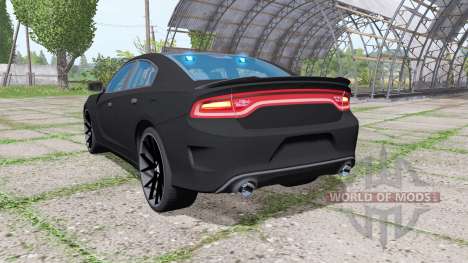 Dodge Charger SRT Hellcat 2015 Unmarked Police pour Farming Simulator 2017