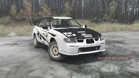 Subaru Impreza WRX STi (GDB) 2007 Rally pour Spintires MudRunner
