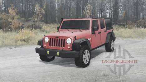 Jeep Wrangler Unlimited Rubicon (JK) 2006 pour Spintires MudRunner