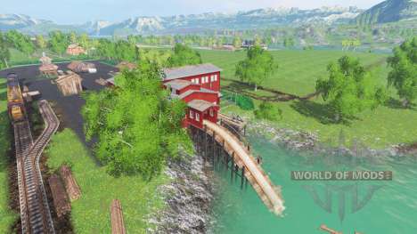 Sur les rives de la rivière pour Farming Simulator 2015