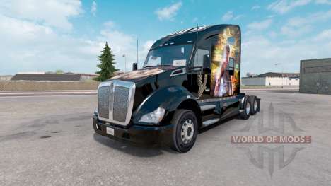 La peau de Sleeping Dogs sur le camion Kenworth  pour American Truck Simulator